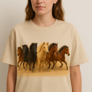 Drop Shoulder Horses in 4 colors