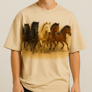 Drop Shoulder Horses