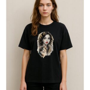 Drop Shoulder Golden Gaze