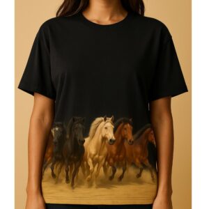 Drop Shoulder Six Horses, bottom