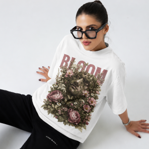 BLOOM drop shoulder shirt for male and female